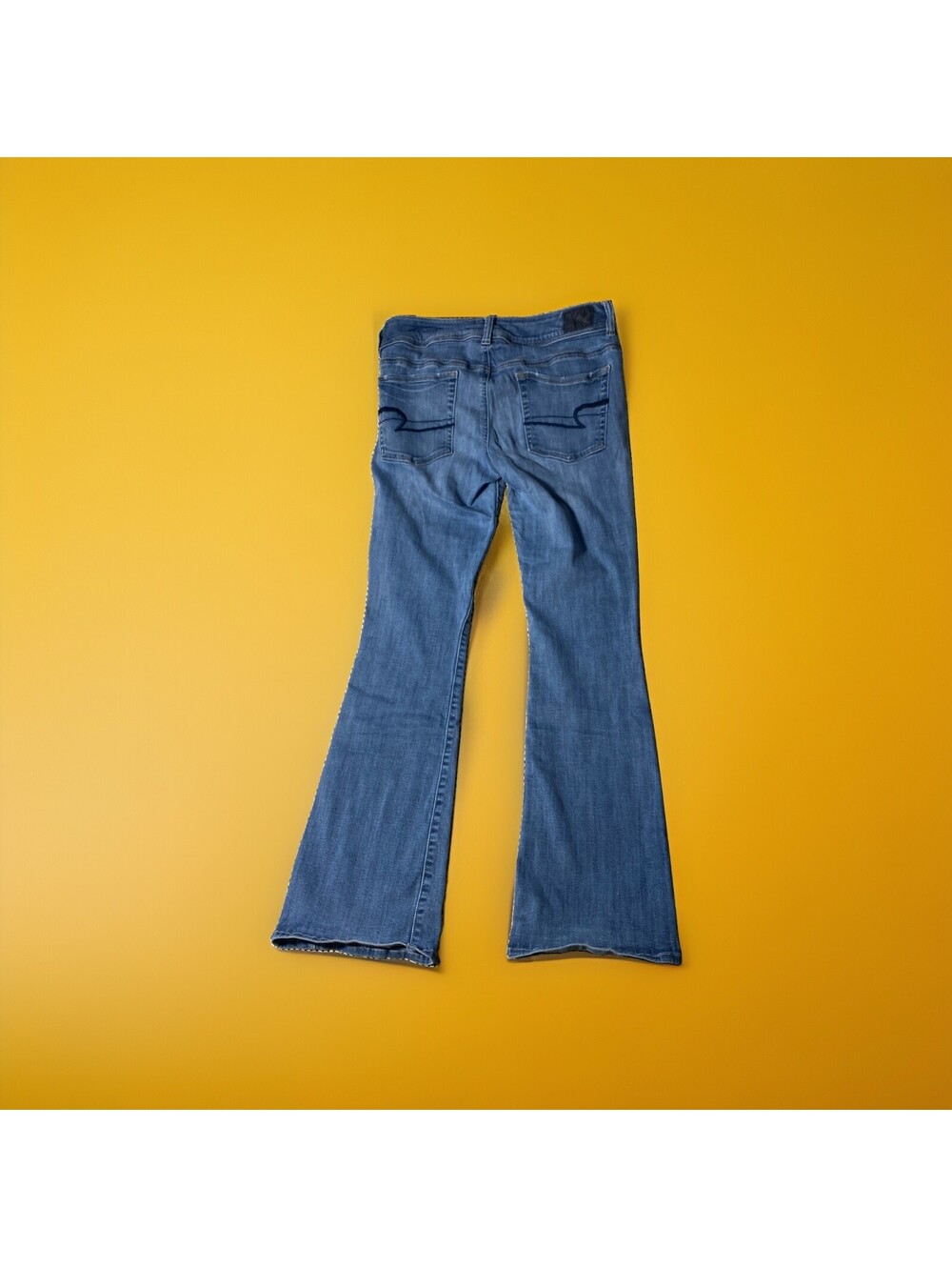American Eagle Jeans Womens 8 Blue  Kick Boot Super Stretch Y2K